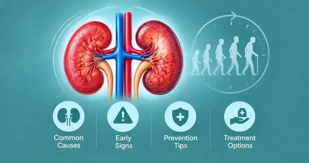 Kidney Function Decline with Age: Causes, Signs & Fixes